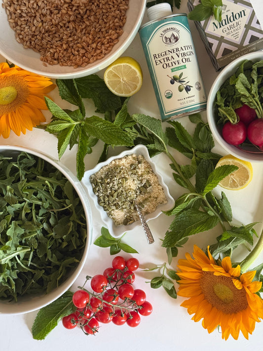 Farro- Arugula Salad