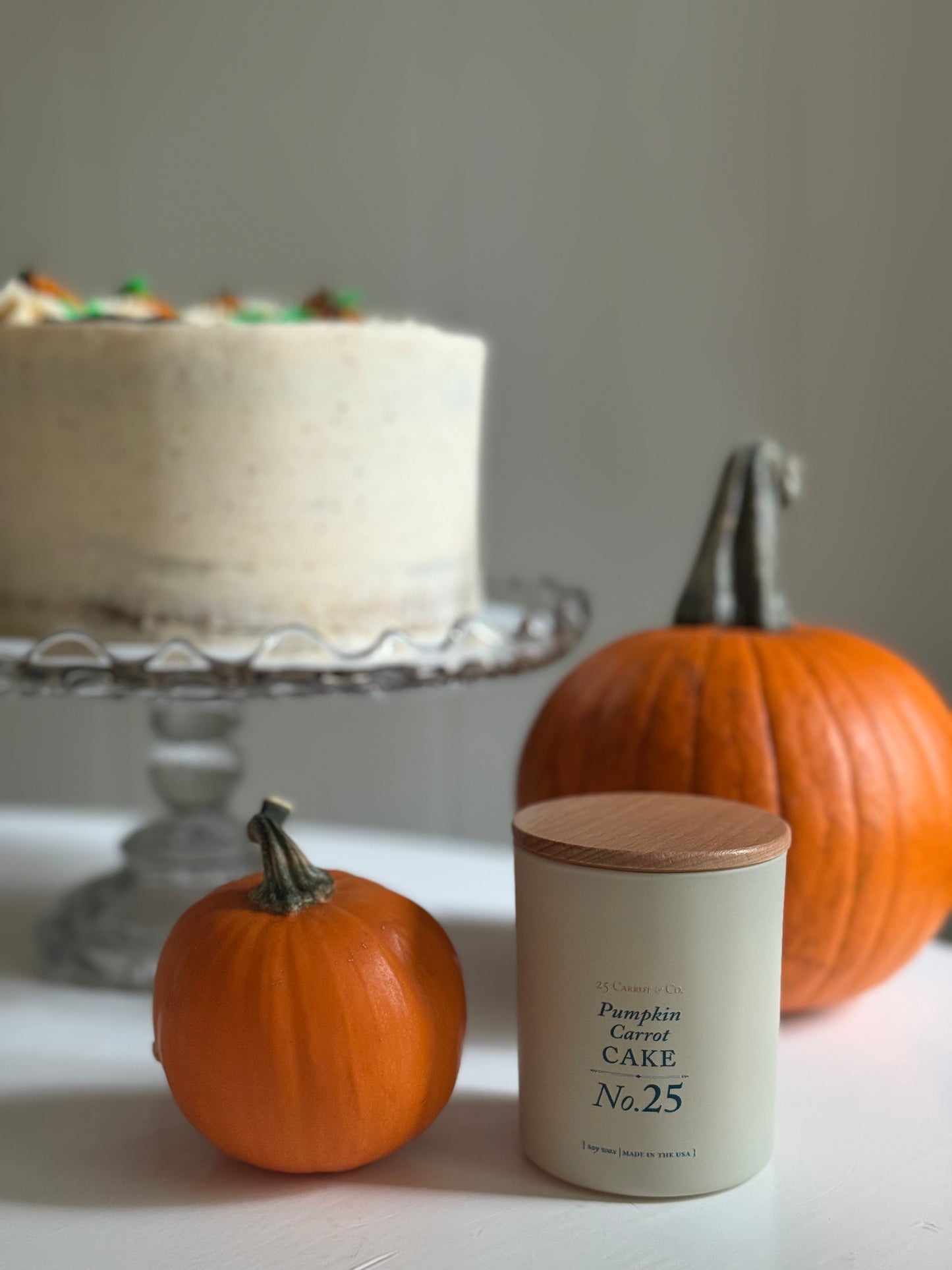 Pumpkin Carrot Cake, Candle No. 25, 3.5 oz. Soy Wax Candle