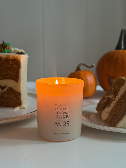 Pumpkin Carrot Cake, Candle No. 25, 3.5 oz. Soy Wax Candle