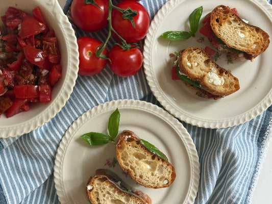 Tomato Toast Bites